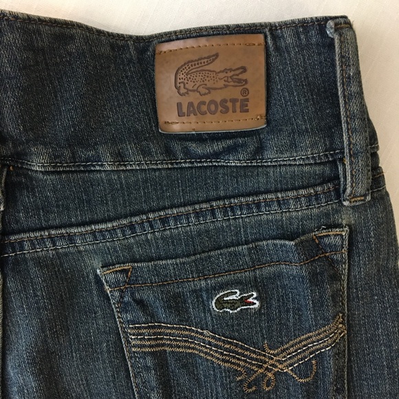 Vintage LACOSTE Jeans mid rise crop capri denim - Picture 8 of 16